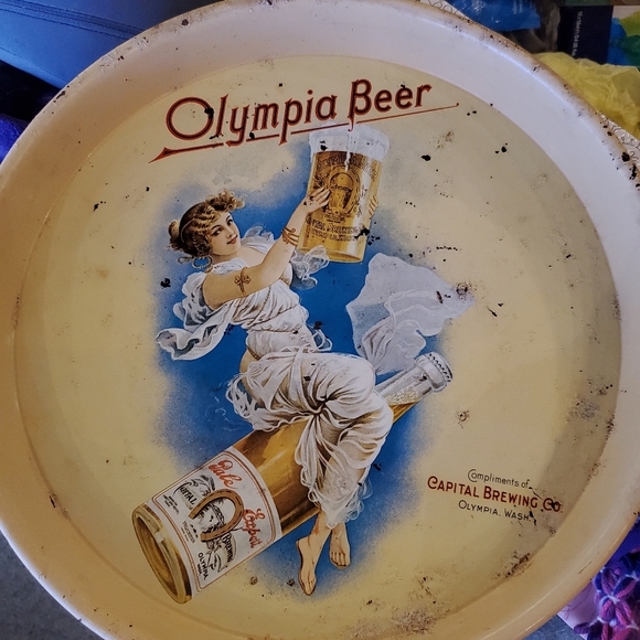 Vintage Olympia Beer tray - Picture 4 of 5